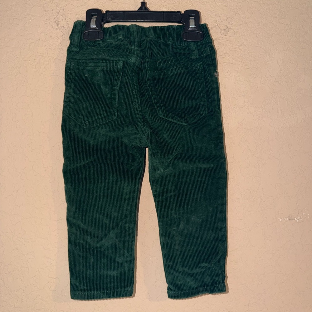 GAP Kids '90's Forest Green Corduroy Pants- BNWOT - Picture 4 of 8